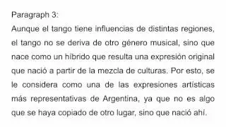 Listening Practice: Origins of Tango - Dual Conversational Spanish - SPJ 007