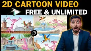 💥How To Create 2D CARTOON like PINK Panther with AI | Tome Jerry Cartoon AI Video kaise Banaye 