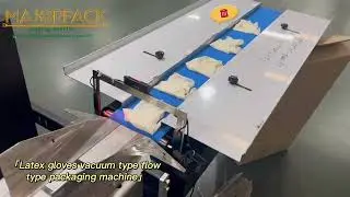 Latex gloves vacuum type flow pack machine Majorpack