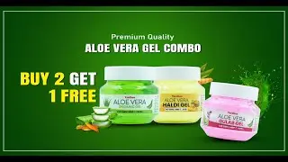 Deep Hydration for Soft Skin | Aloe Vera Organic Gel, Gulab Gel and  Haldi Gel | Vardhan