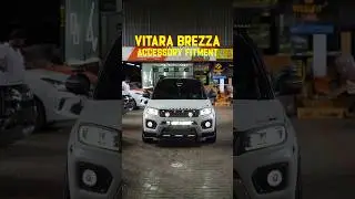 VITARA BREZZA done ✅ custom accessories. Part: 1