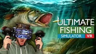 ЛУЧШАЯ ИГРА ПРО РЫБАЛКУ В ВИРТУАЛЬНОЙ РЕАЛЬНОСТИ? | Геймплей Ultimate Fishing Simulator VR (HTC V...