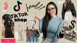 TikTok shop try-on haul | cheap viral products - shopping haul