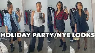 HOLIDAY PARTY + NEW YEAR&rsquo;S EVE OUTFIT IDEAS | HOLIDAY SLEIGH SEASON 2020 LOOKBOOK | TRENAEJXO