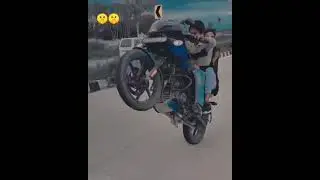 Bike ride Stand 😲|| Pulsar 220 Short Video #status Mental Rider