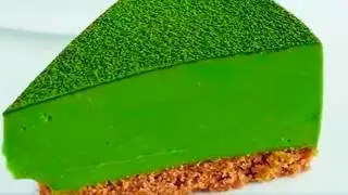 Matcha Cheese Cake |No-Oven No-Bake・Full Recipe