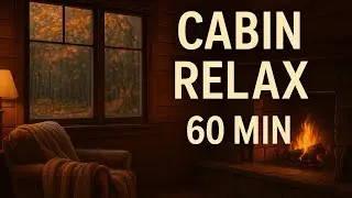 Cozy Cabin Relaxation | Calm Sounds + Zen Quote | Sleep, Study, Meditation Ambience