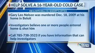 Kansas authorities seek public&rsquo;s help in 2009 Mitchell County cold case