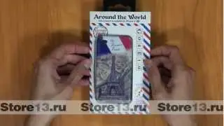[store13.ru] Накладка Goegtu для iPhone 4 4S PARIS Париж