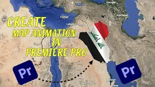 how to create map animation in premiere pro