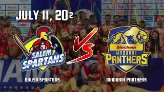 SALEM SPARTANS vs MADURAI PANTHERS - JULY 11, 2022