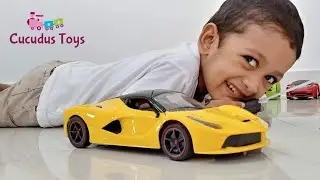 Cucudus play with RC Car | Remote control Ferrari car Unboxing | Toy Cars for kids - Cucudus Toys