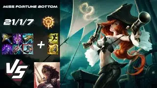 BOTTOM Miss Fortune vs Samira - EU Grandmaster Patch 25.S2.3