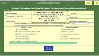 Academic Status Reports 2