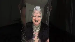 Chrome warrior makeup look #makeup #breastcancer #breastcancerawareness #makeuplook #spotlight