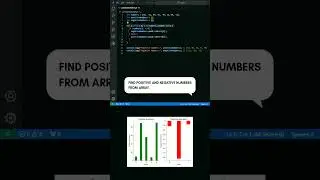 Interview question:how to find positive and negative numbers from array. #js #frontendinterview