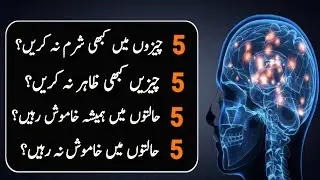 Understand 5 Things | Shy, Silence, Secrets Sayings in Urdu/Hindi | Psychology| Be Alpha Personality