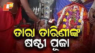 Navratri Celebrations at Maa Tara Tarini Shrine: Goddess Adorned as Maa Katyayani Today