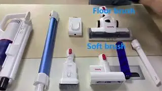 Vistefly V10 PRO Cordless Vacuum Cleaner video instructions for disassemble and installation.