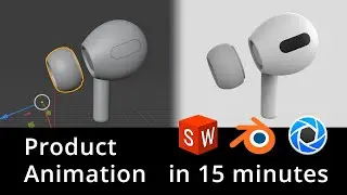 Product Animation in 15 min [Solidworks/Blender/Keyshot]