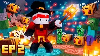 MINHA PRIMEIRA EVOLU&Ccedil;&Atilde;O COMO MAGO! 🔮 Minecraft