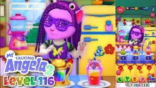 Level 116 is Violet Day - My Talking Angela 2