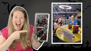 Spooky Shelf Decor! Haunted House Book Nook Diorama Build & Reveal