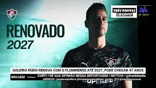 Fluminense renovou o contrato do goleiro F&aacute;bio. O novo v&iacute;nculo vai at&eacute; dezembro de 2027. 