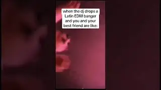 ME WHEN THE DJ DROPS A LATIN EDM BANGER
