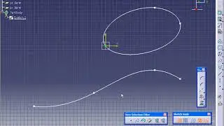 CATIA V5 TUTORIAL_31 Spline Sketch