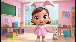 Shape School with Bunny | Nursery Rhyme Song for Kids | Learning Shapes with Bunny
