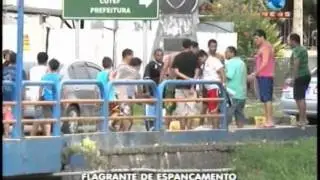 FLAGRANTE DE ESPANCAMENTO