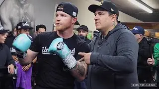 CANELO IN MONSTER SHAPE! THROWING BOMBS TRAINING FOR John RYDER FIGHT!
