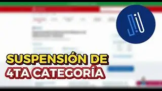 Tu Suspensi&oacute;n de Cuarta Categor&iacute;a 2026 - SUNAT