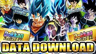 GLOBAL LR BLUE FUSIONS DATA DOWNLOAD! IT ALL GOES DOWN TONIGHT! | Dragon Ball Z Dokkan Battle