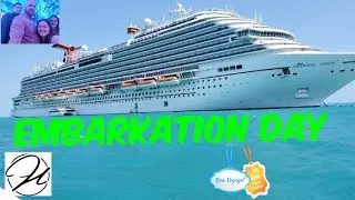 Carnival Vista!!  Day 1!!  #embarkation #cruisevlogs #vlogs #carnivalvista #sailaway