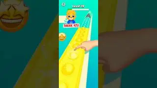 👽💩 POP RUN 3D💥💩 !! CHALLENGE # mobile # game 😞 !! poprun 3d satisfied # shortfeed game 🎯🎯