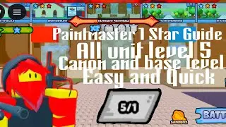 Paintmaster 1 star guide easy and Quick | The battle brick