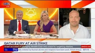 Major (Ret.) Andrew Fox on GBNews after Israel strikes Hamas leadership in Qatar