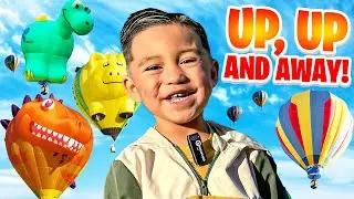 Enzo's Magical Hot Air Balloon Adventure! 🎈✨ | Family Fun at the Balloon Festival