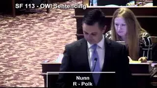 OWI Repeat Offender Sentencing - SF 113