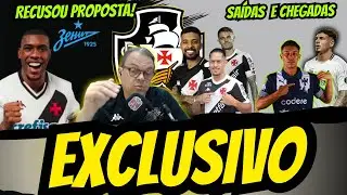 🚨SAÍDAS E CHEGADAS NO !  RECUSOU PROPOSTA  POR RAYAN !ULTIMAS NOTICIAS DO VASCO.