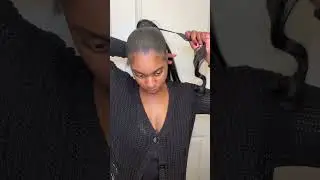 Sleek Ponytail: PART 2 #ponytailextensions #ponytailtutorial #sleekponytail