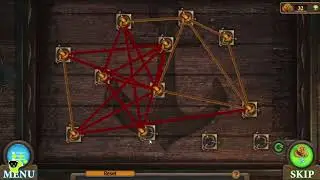 String Puzzle Variation #5 - Tricky Doors Level 2 Secluded Island (FIVE-BN GAMES)