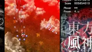 Wriggle's Touhou 10 Mountain of Faith Stage 1 Normal Run