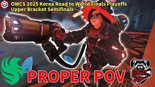 【Proper POV】Team Falcons vs Crazy Raccoon OWCS 2025 Korea Road to World Finals Playoffs【Overwatch 2】