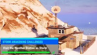 Visit the Weather Station as Storm Location - Fortnite (Storm Awakening Challenges)