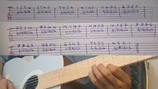 Guitar Power Finger for speed تمرین گیتار برای سرعت در نوازندگی