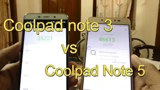 Coolpad note 5 vs Coolpad note 5 benchmark comparision
