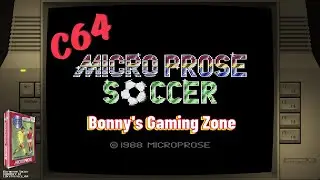 Microprose Soccer (C64 - MicroProse - 1988) Batocera 40 (50Hz)